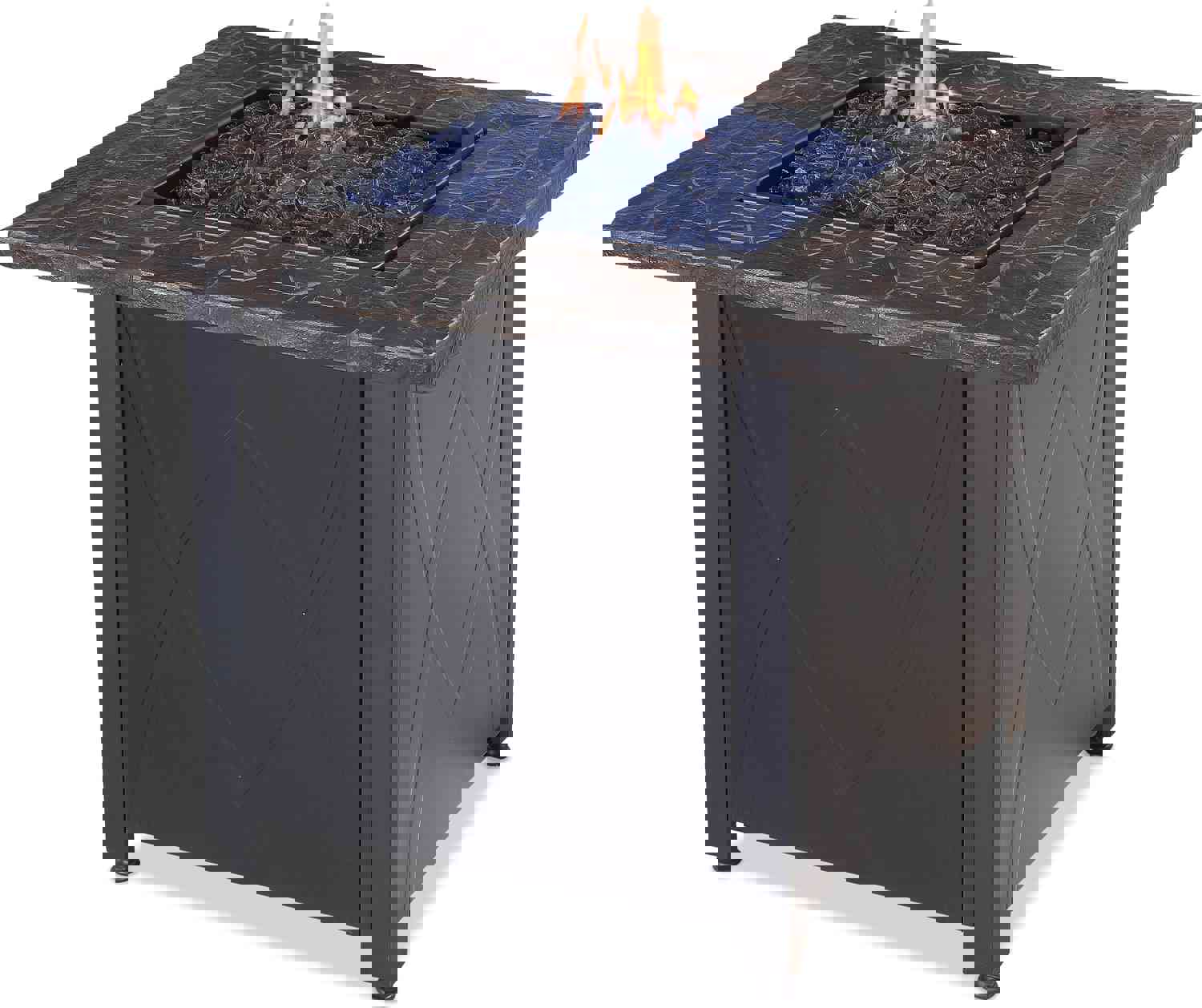 Endless Summer 30 In. Outdoor Propane Gas Rock Top Fire Pit