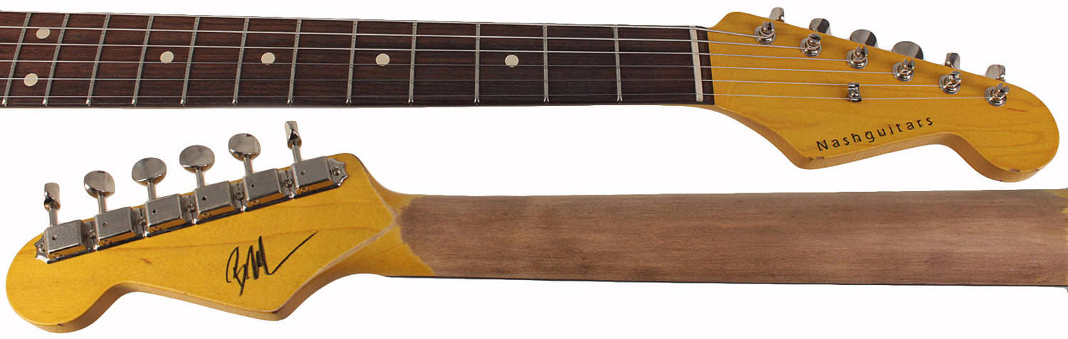 Nash S-63 Guitar, Sonic Blue, HSS, Light Aging