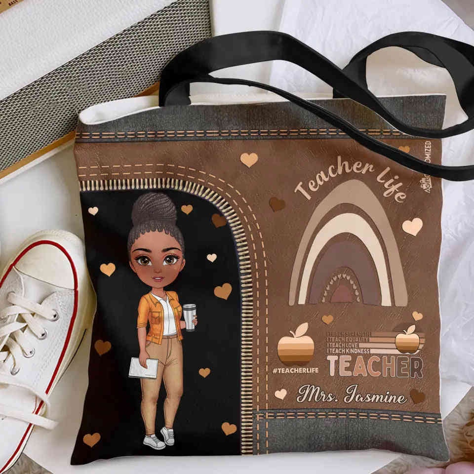 Personalized Custom Tote Bag - Unique Birthday & Teachers Day Gift