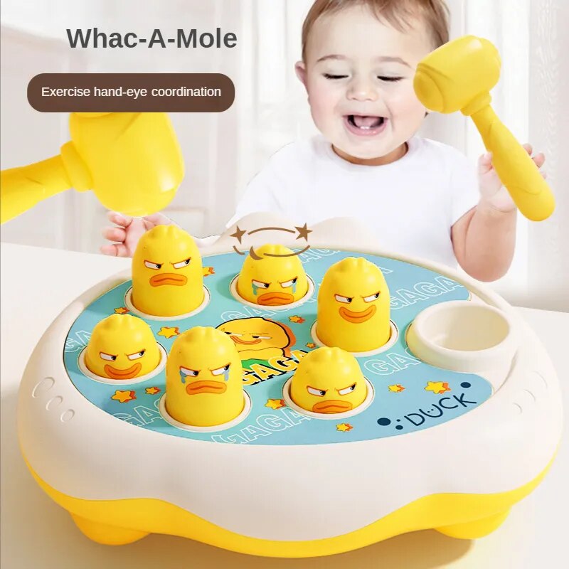 Whac-A-Mole Montessori Cartoon Baby Toys - Toddler Educational Birthday Gift