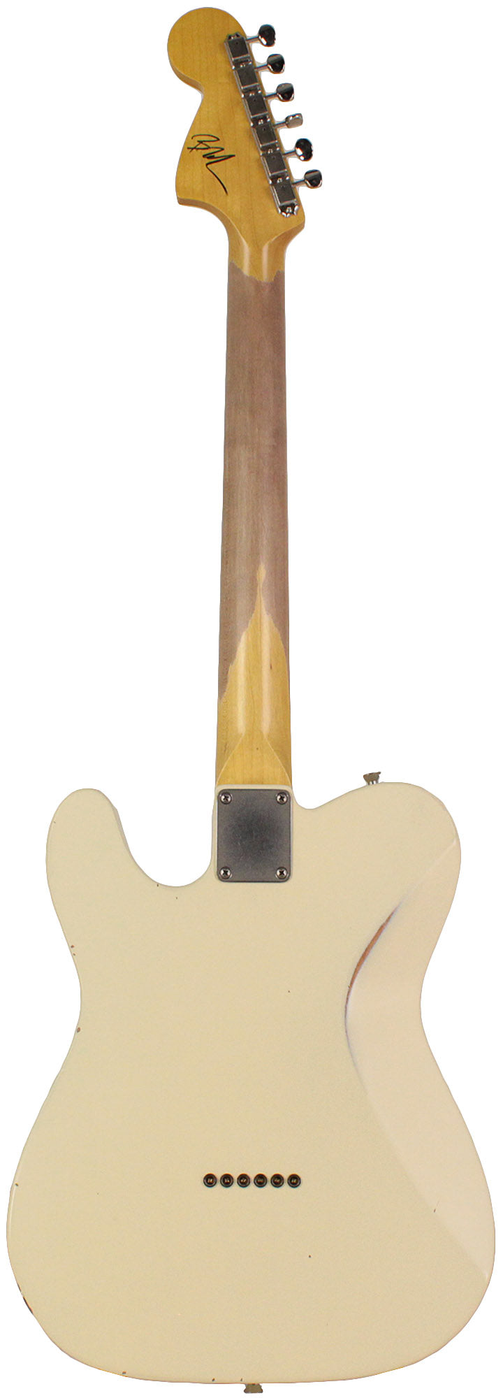 Nash T-72DLX Guitar - Olympic White with Rosewood Fretboard & Light Aging