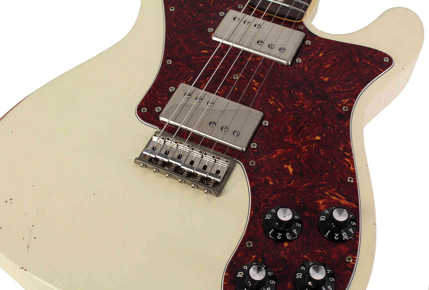 Nash T-72DLX Guitar - Olympic White with Rosewood Fretboard & Light Aging