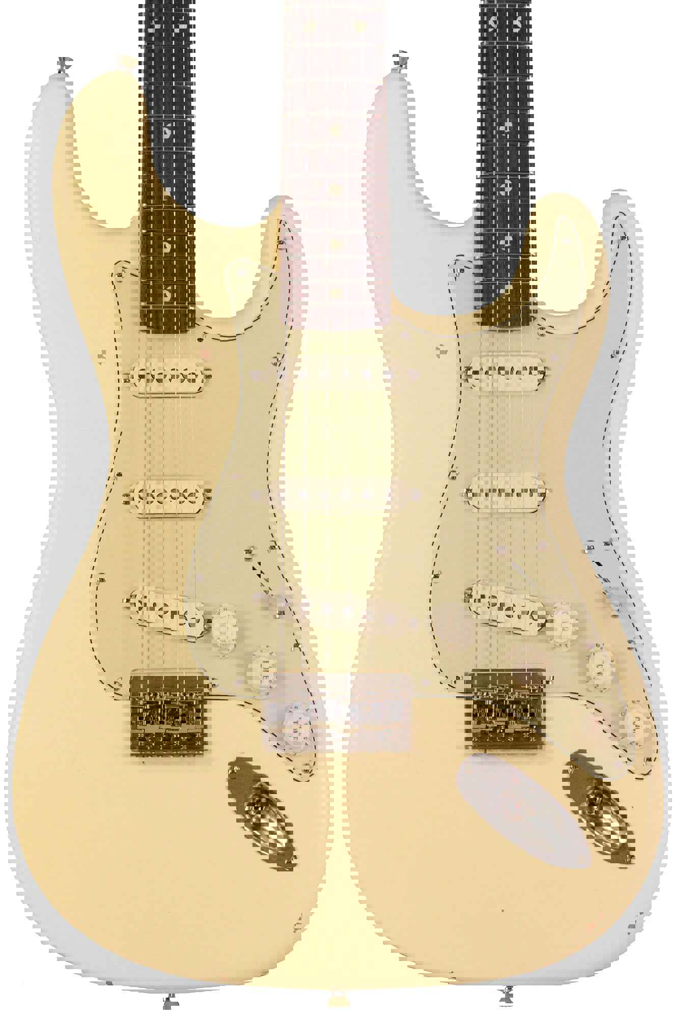 Nash S-63 Guitar, Olympic White, Hardtail, Light Aging