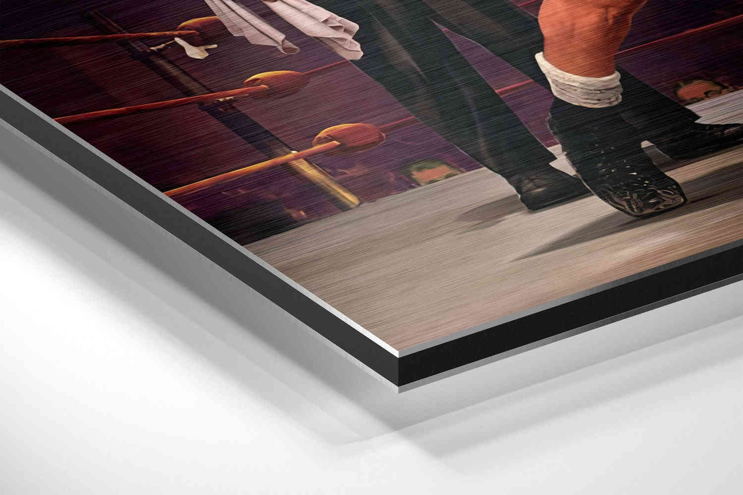 Round 13 Brushed Aluminium Dibond Wall Art