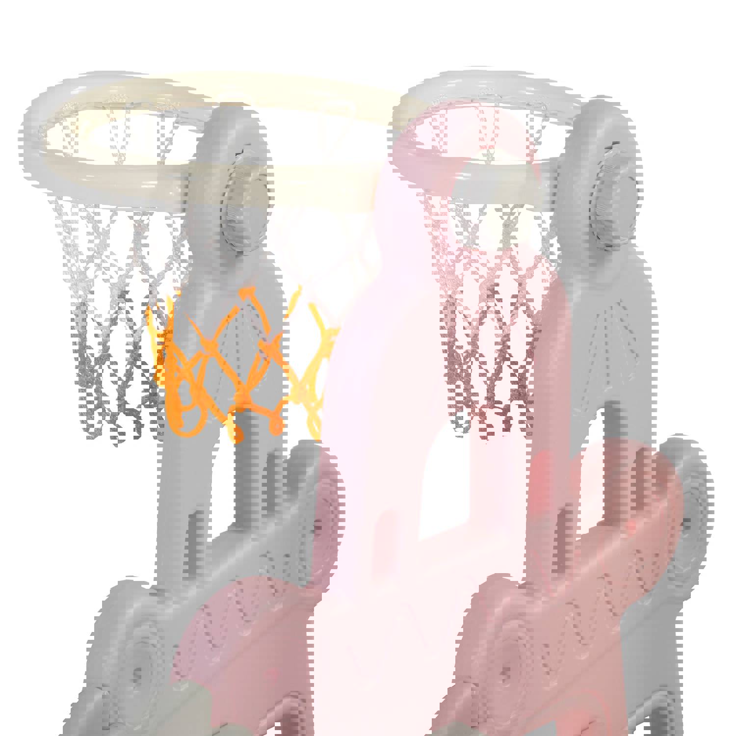 3-in-1 Children Slide Swing Set with Basketball Hoop for Indoor & Outdoor Play