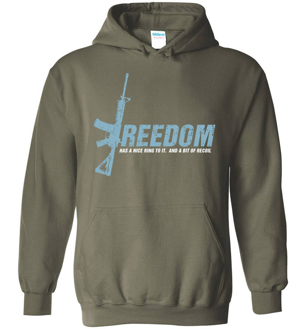 Freedom Has a Nice Ring to It... Mens Hoodie