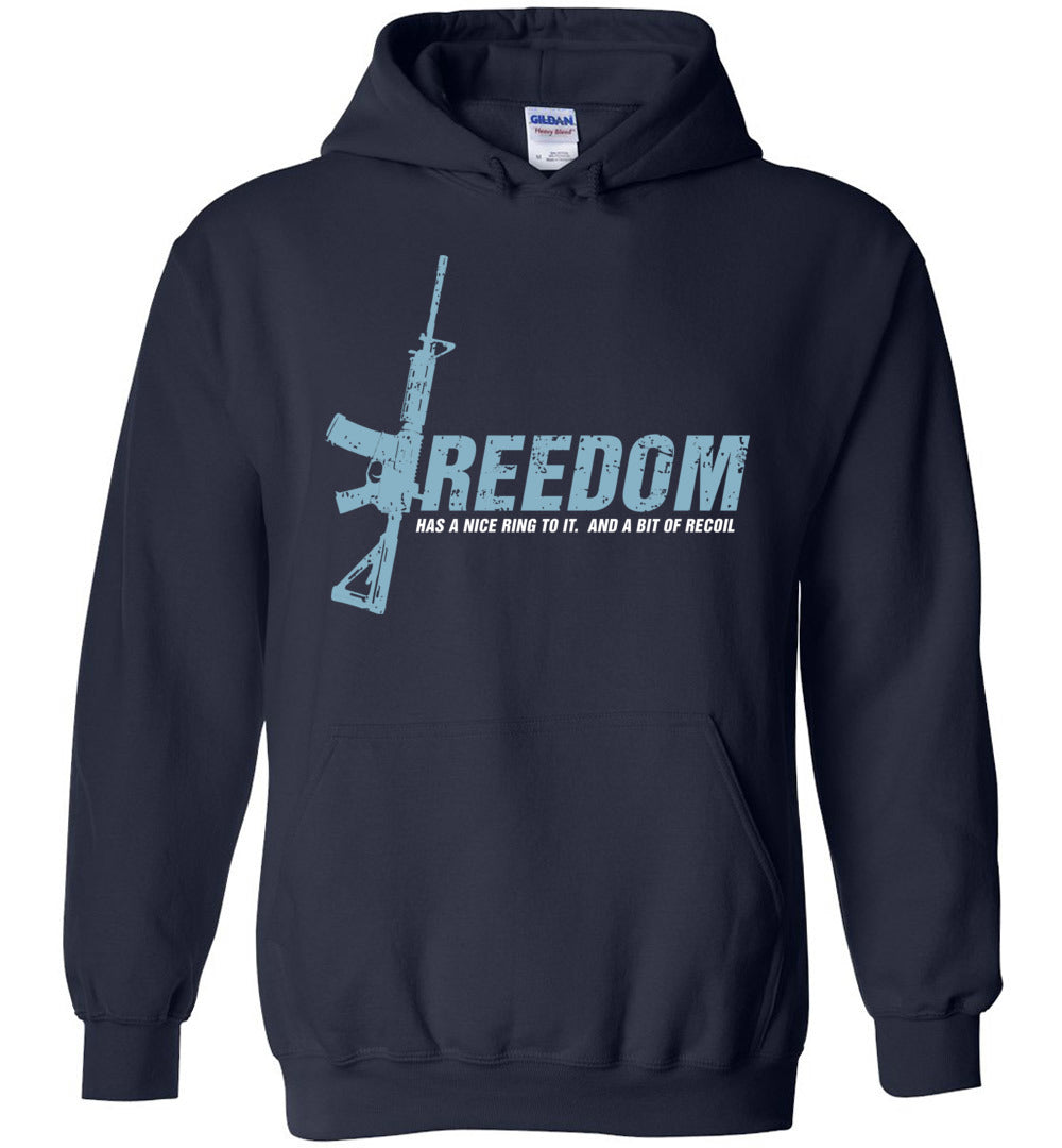 Freedom Has a Nice Ring to It... Mens Hoodie