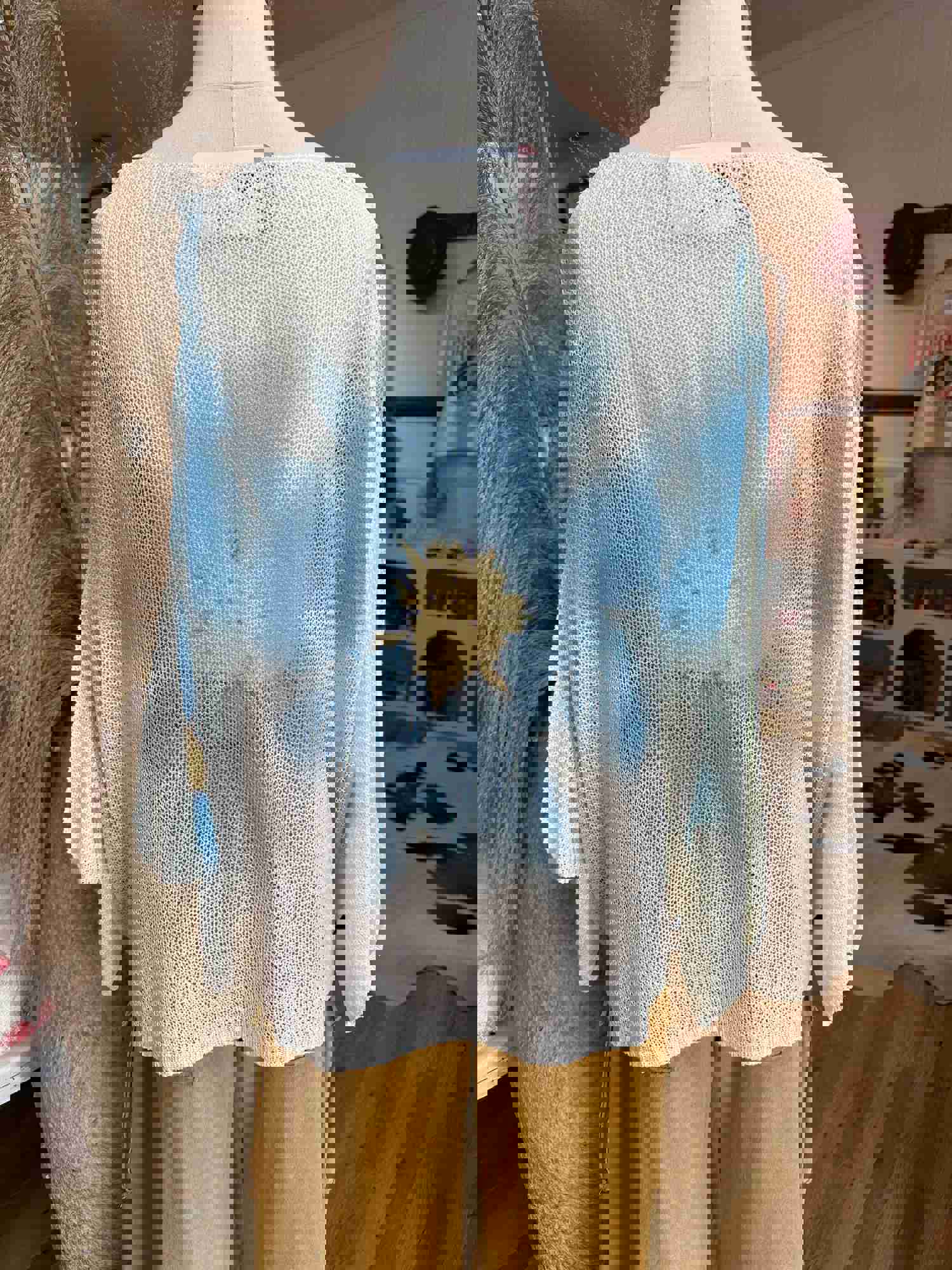 Buy Myself Flowers Sweater - Blue