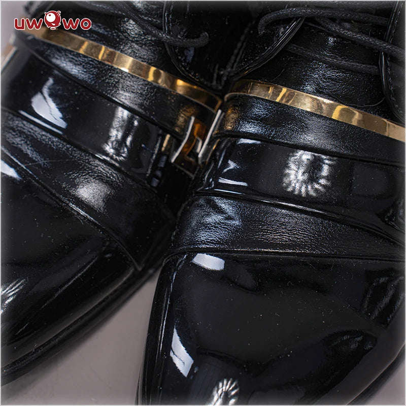 UWOWO Zhongli Cosplay Shoes - Genshin Impact Geo Archon Morax Footwear Boots