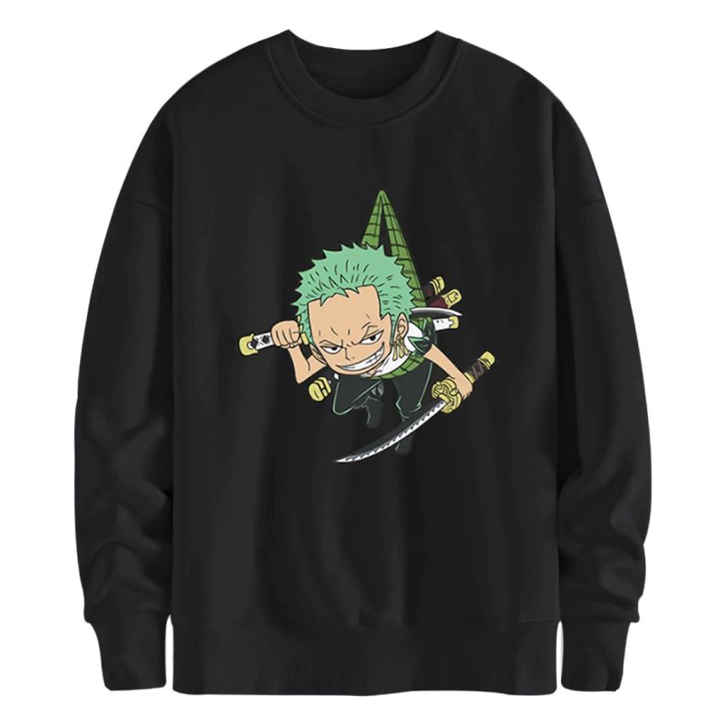 Zoro Chibi Sweatshirt - Comfortable and Stylish Unisex Hoodie
