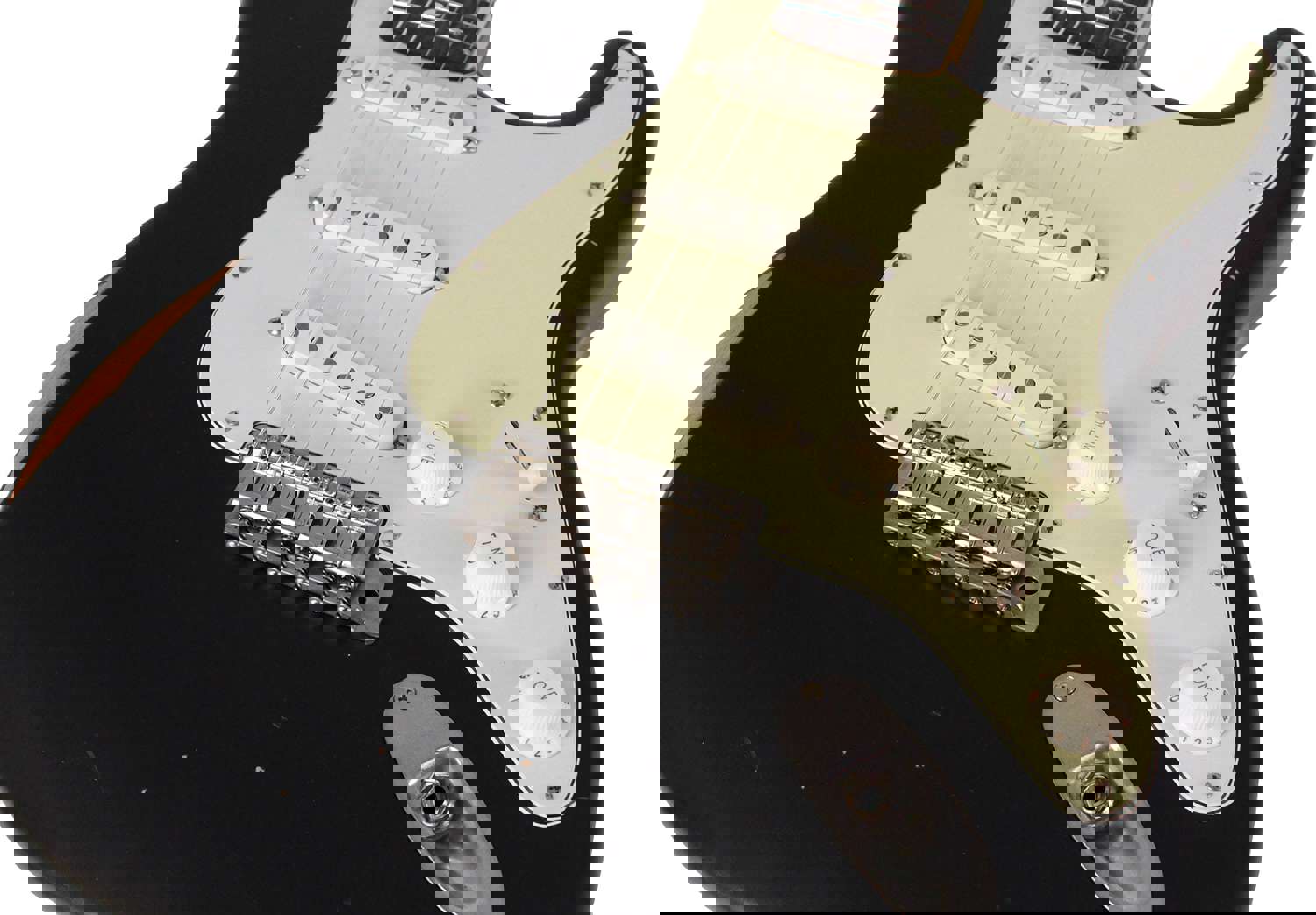 Nash S-63 Guitar, Black, Light Aging - Vintage Strat Model with Modern Features