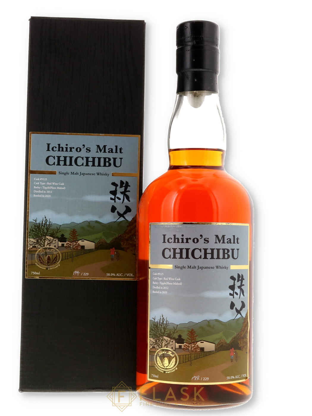 Chichibu Ichiros Malt Red Wine Single Cask #9125 Japanese Whisky