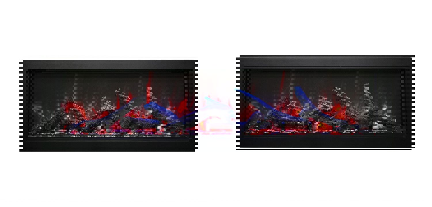 Remii 55 Deep Indoor or Outdoor Built-In Only Smart Electric Fireplace