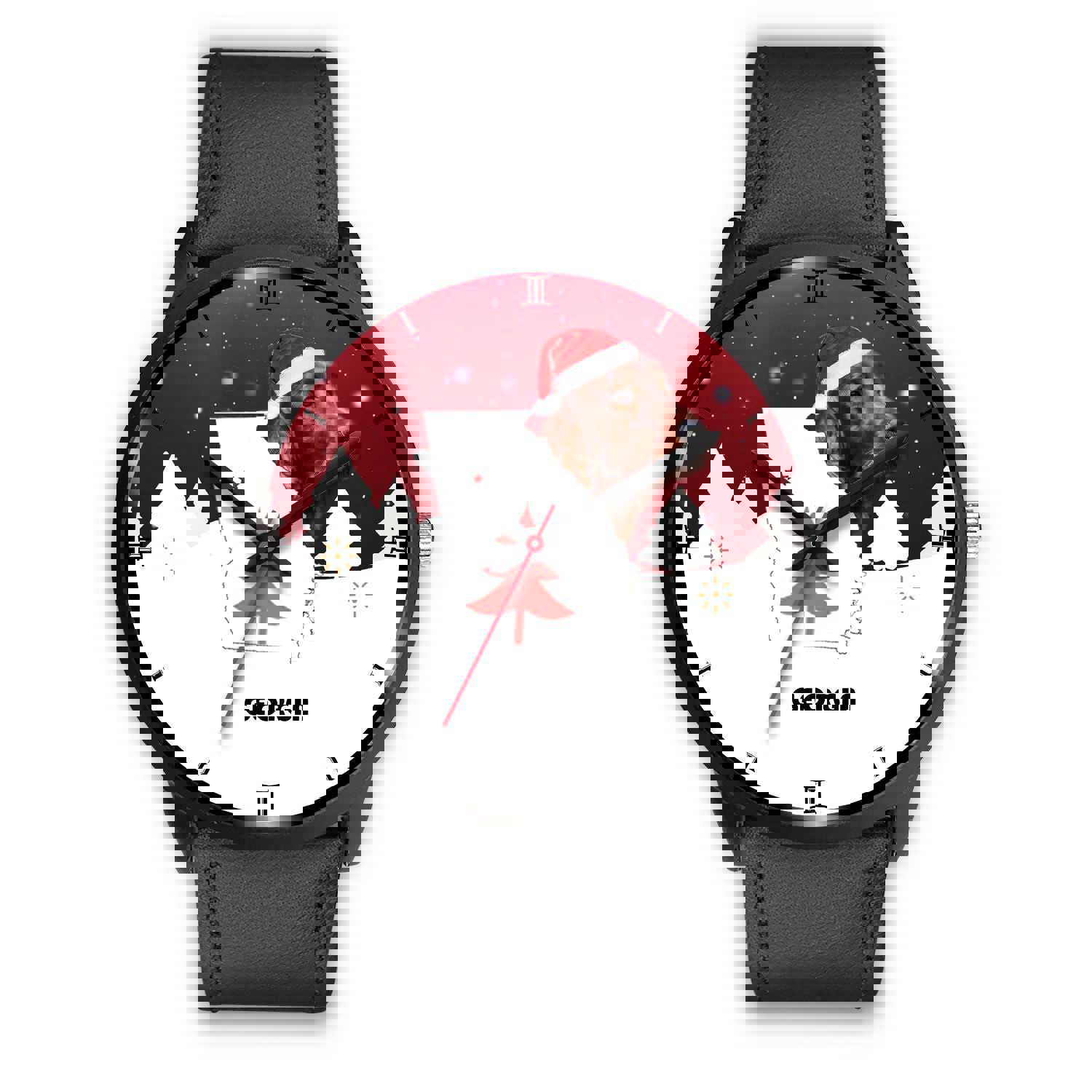 Irish Setter Dog Georgia Christmas Special Wrist Watch