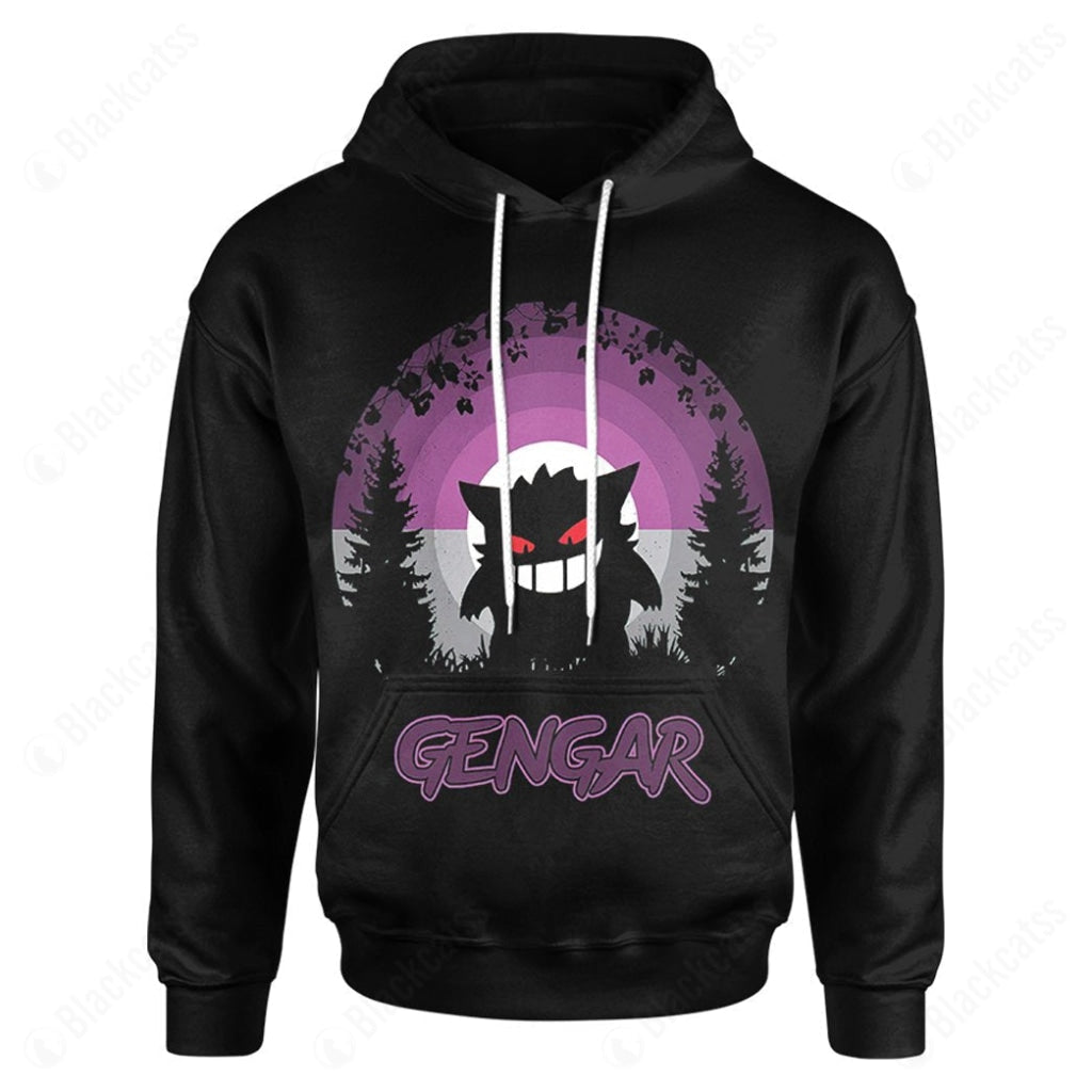 PKM Gengar Custom Hoodie Apparel