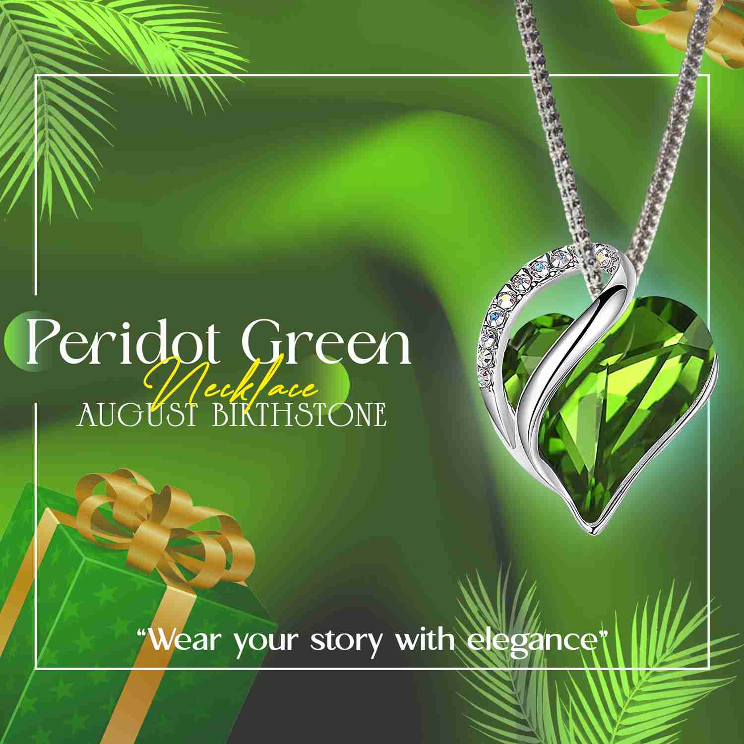 Infinity Love Heart Pendant - Sterling Silver Birthstone Necklace for Women