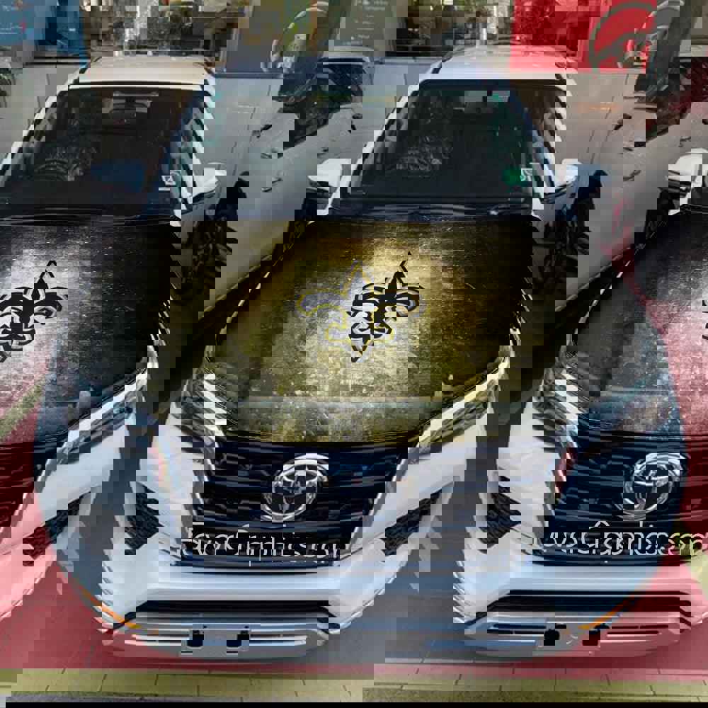 New Orleans Saints Itasha Car Vinyl Hood Wrap Decal Sticker