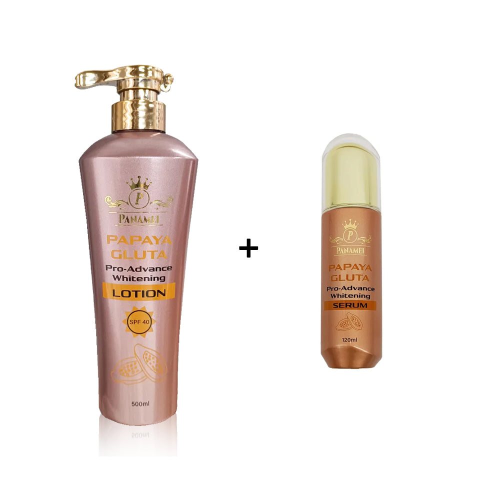 New All Natural Papaya Enzyme Whitening Skin Care Set for Female Beauty Brightening