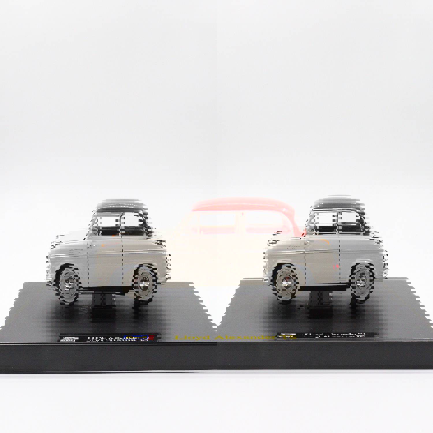 Lloyd Alexander TS Vintage Diecast Car - Beige and Red Classic Model for Collectors