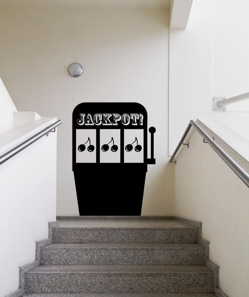 Vinyl Wall Decal Sticker Jackpot #OS_MB1069 - Removable & Easy to Apply