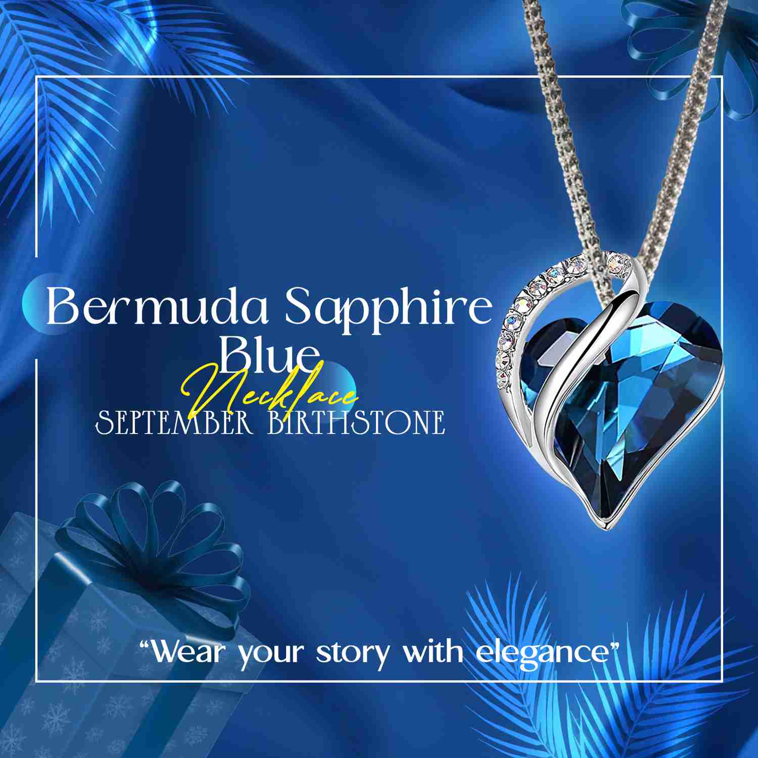 Infinity Love Heart Pendant - Sterling Silver Birthstone Necklace for Women