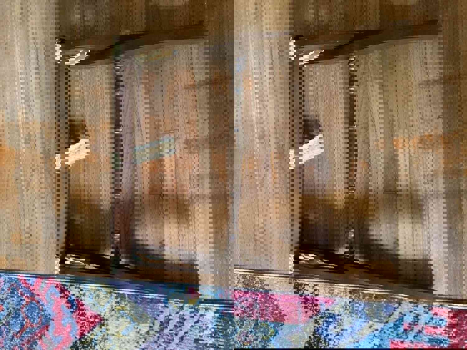 Vintage Wood Folding Rack Luggage Suitcase Stand for Travel