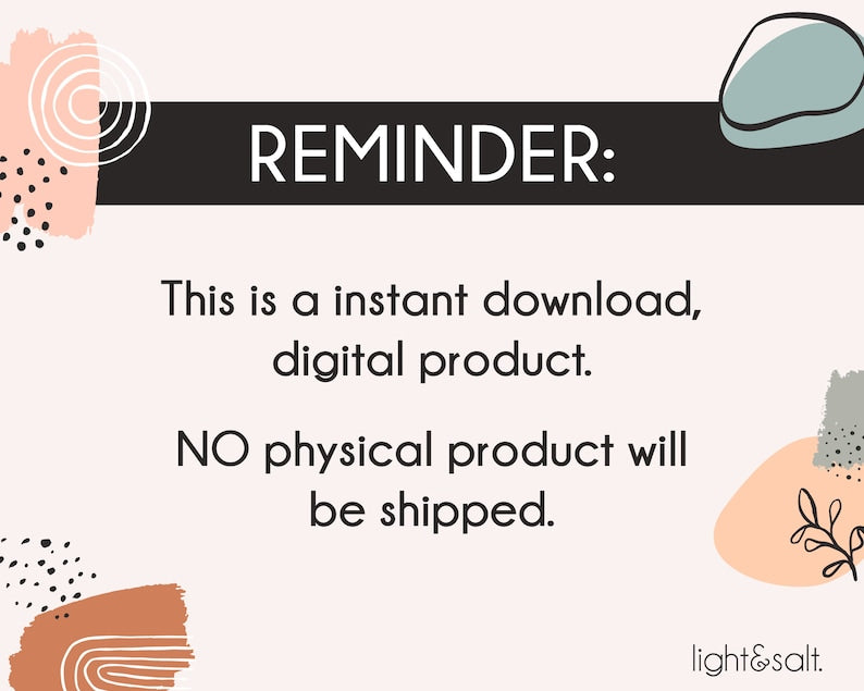 Printable Mental Health Tumbler Design - My Daily Reminders