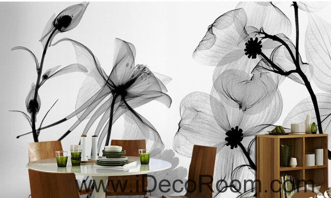 Transparent Flower Petals IDCWP-000079 Wallpaper Wall Decals Wall Art Print Mural Home Decor Gift