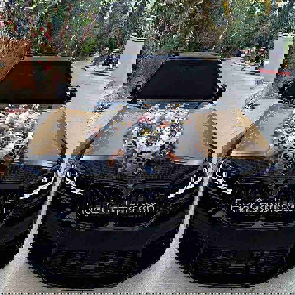 New Orleans Saints Itasha Car Vinyl Hood Wrap Decal Sticker