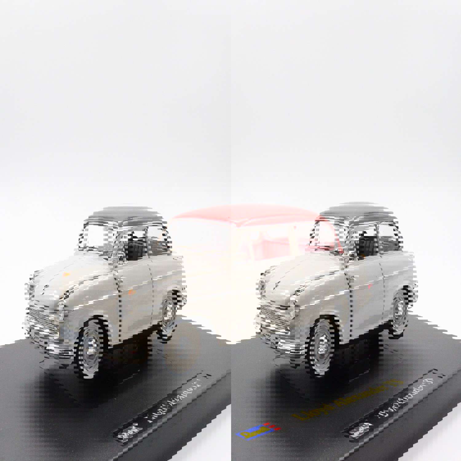 Lloyd Alexander TS Vintage Diecast Car - Beige and Red Classic Model for Collectors