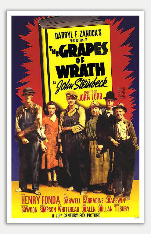 Grapes Of Wrath - 11 x 17 Movie Poster (1940 Reprint, Drama)