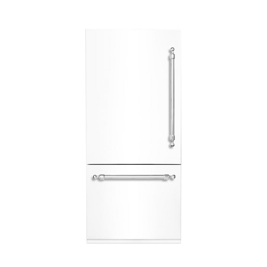 Hallman 36 Built-In Refrigerator with Interior Water Dispenser and Bottom Freezer