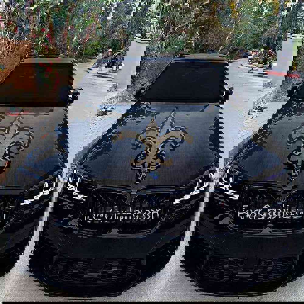 New Orleans Saints Itasha Car Vinyl Hood Wrap Decal Sticker