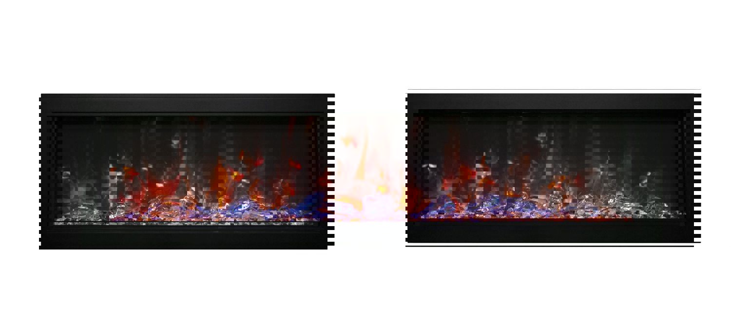 Remii 55 Deep Indoor or Outdoor Built-In Only Smart Electric Fireplace