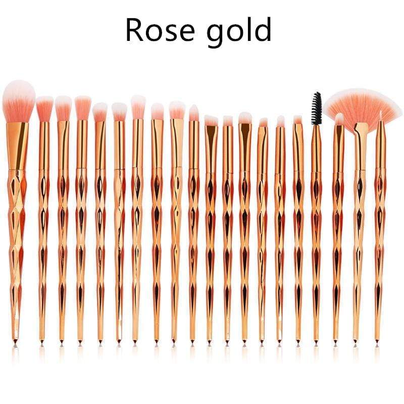 20PCS Unicorn Beauty Makeup Brushes Tool Set