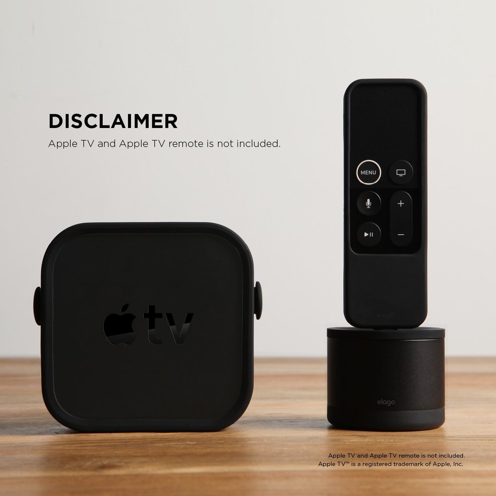 Multi Mount for Apple TV [Black] - Versatile Wall, Magnetic & Strap Mounting
