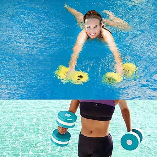 ZEYU SPORTS Aquatic Exercise Dumbbells - Set of 2 for Water Aerobics