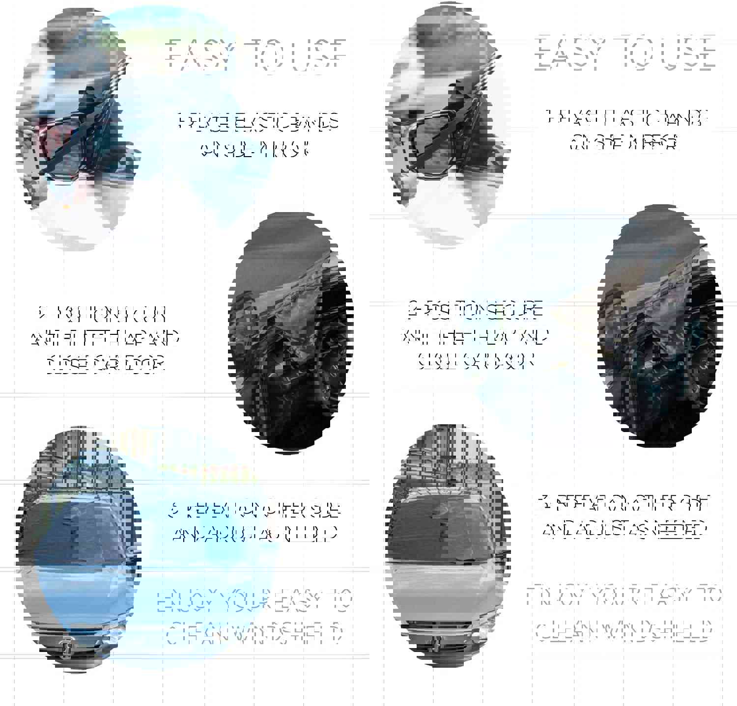 Kentucky Wildcats NCAA Car SUV Front Windshield Sun Snow Cover with Team Logo