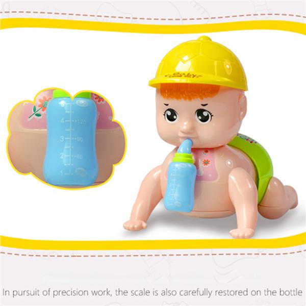 Cute Crawling Baby Toy with Music & Lights