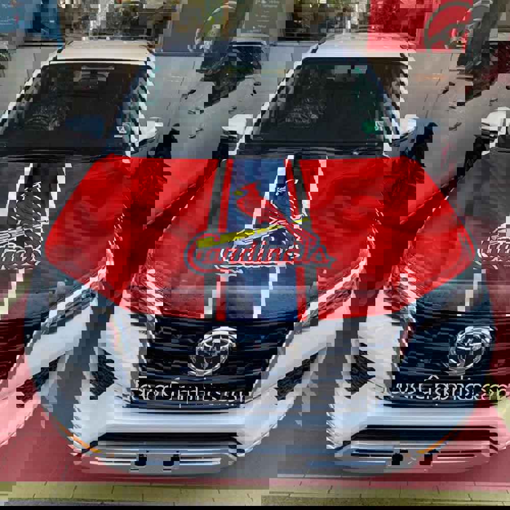 St. Louis Cardinals Itasha Car Vinyl Hood Wrap Decal Sticker