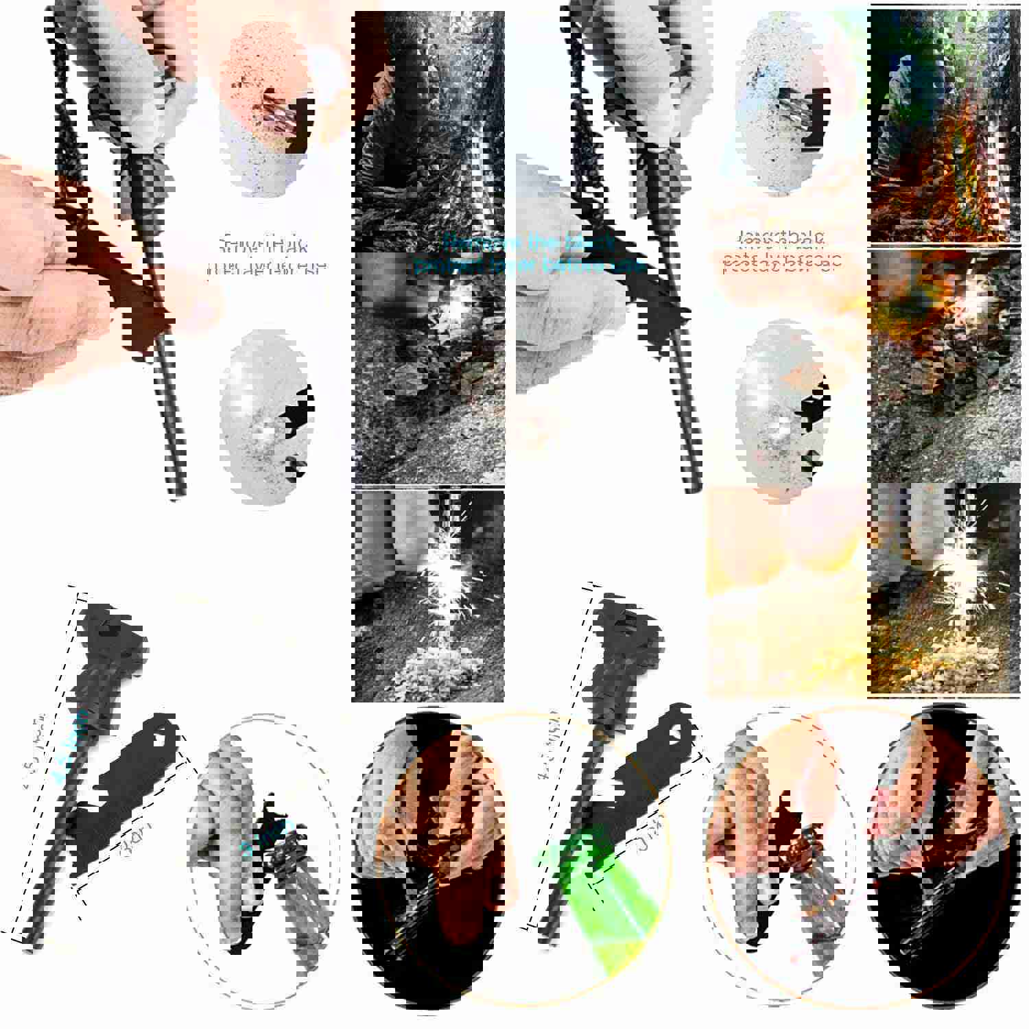 14 in 1 Outdoor Emergency Survival Gear Tool Kit