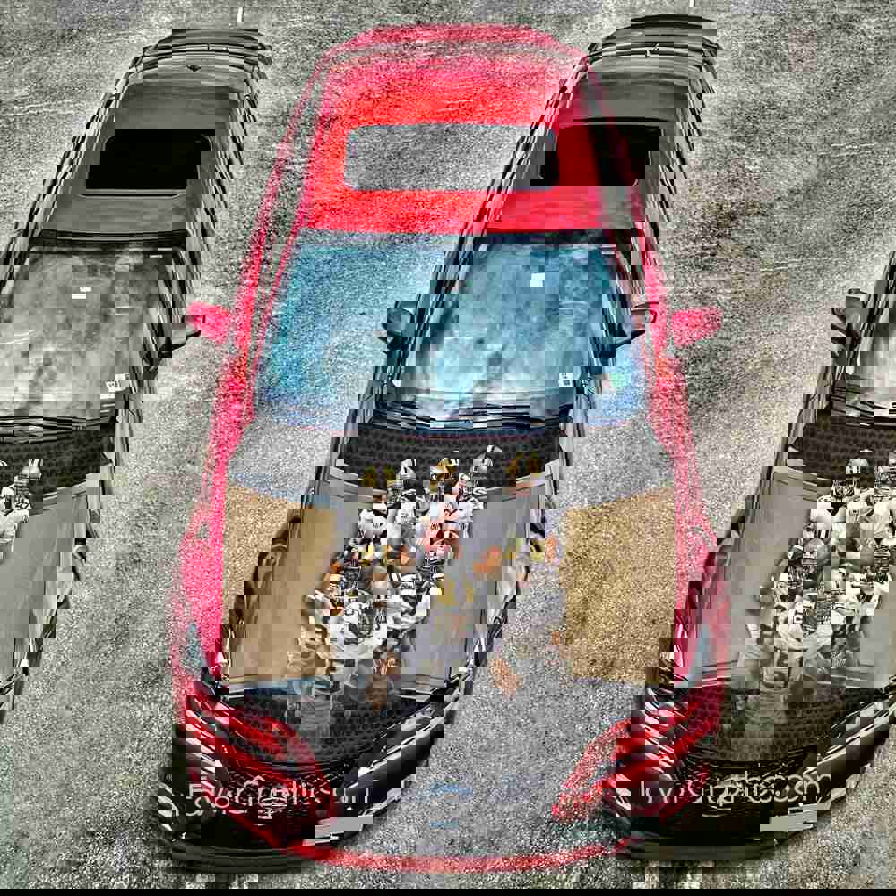 New Orleans Saints Itasha Car Vinyl Hood Wrap Decal Sticker