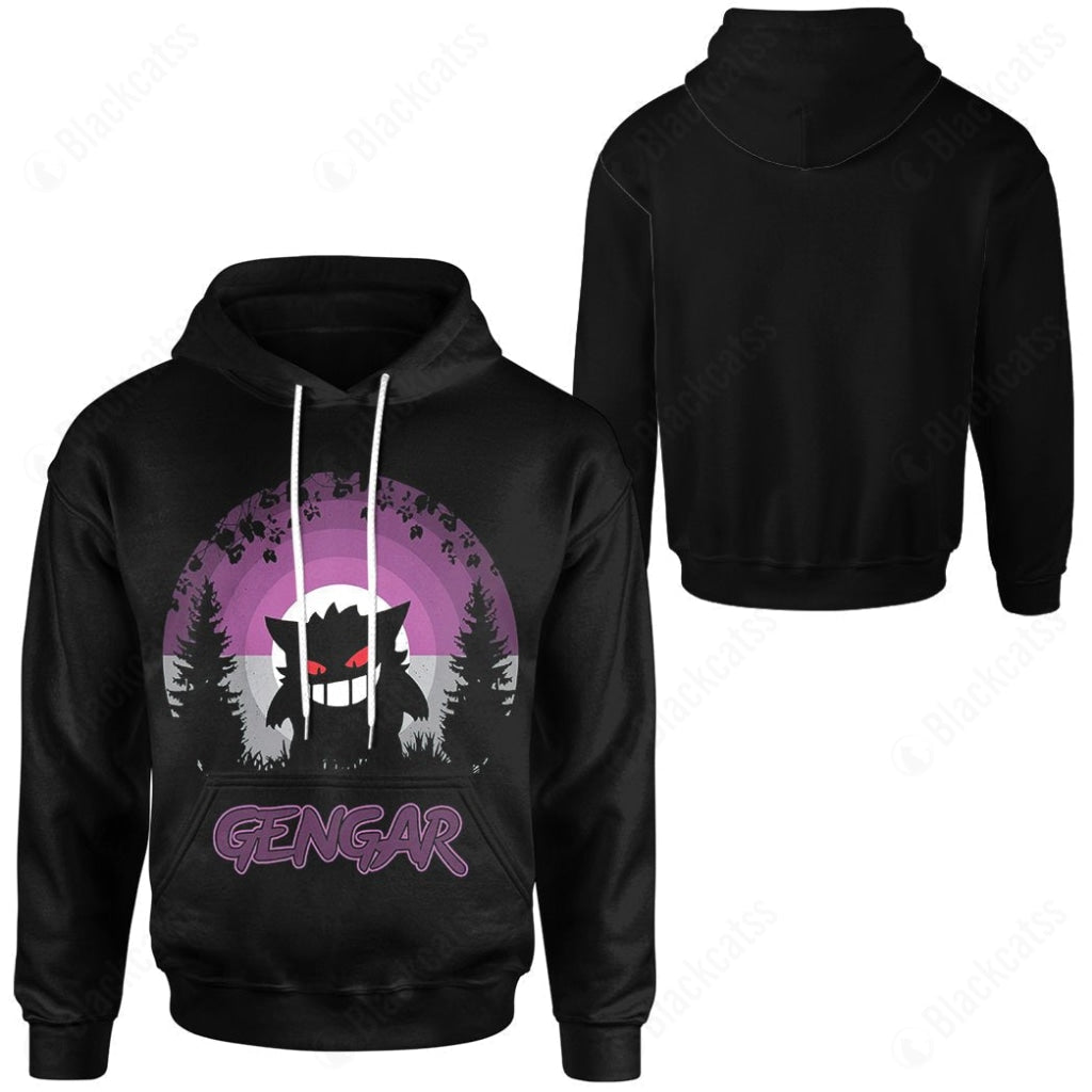 PKM Gengar Custom Hoodie Apparel