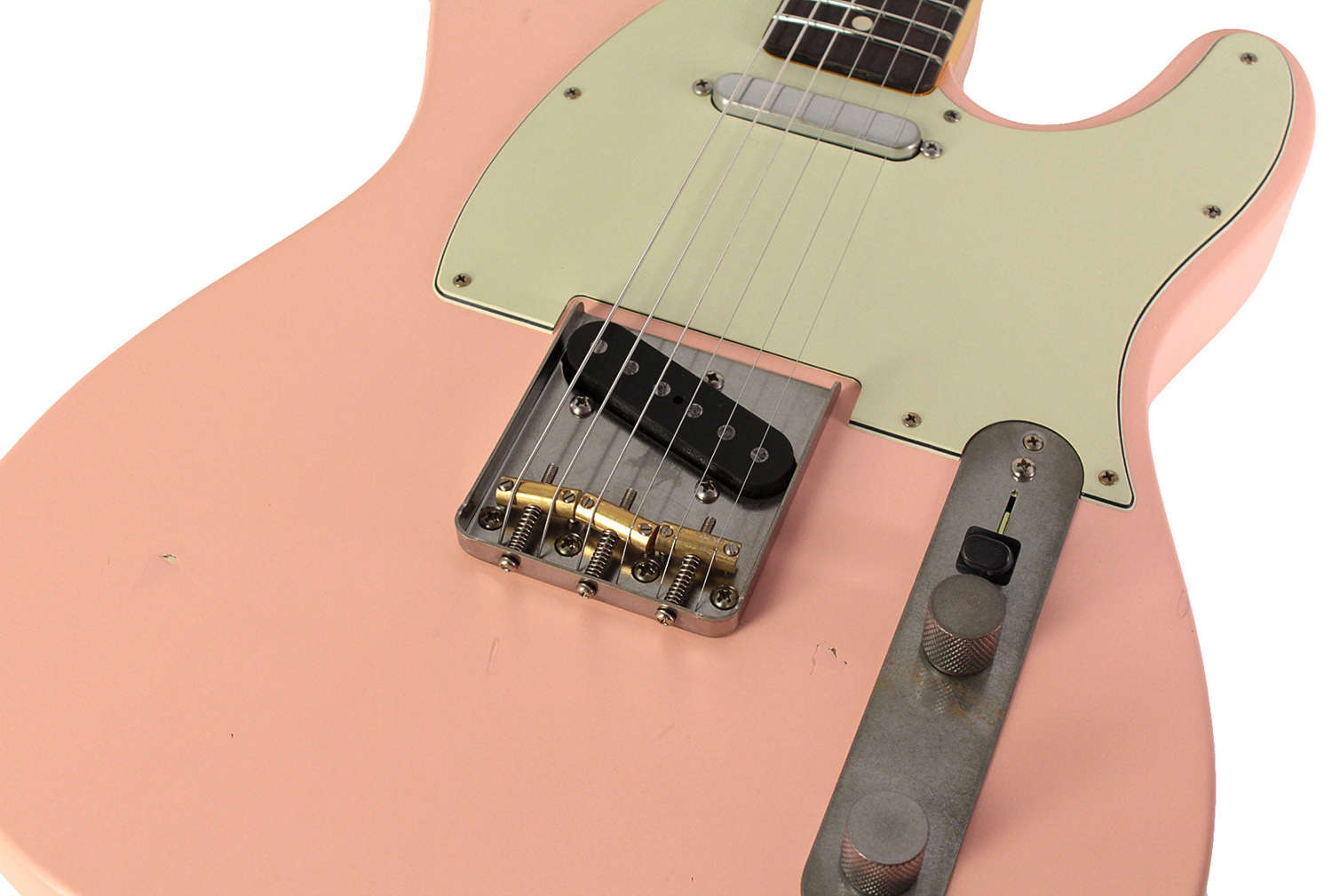 Nash T-63 Guitar in Shell Pink with Light Aging