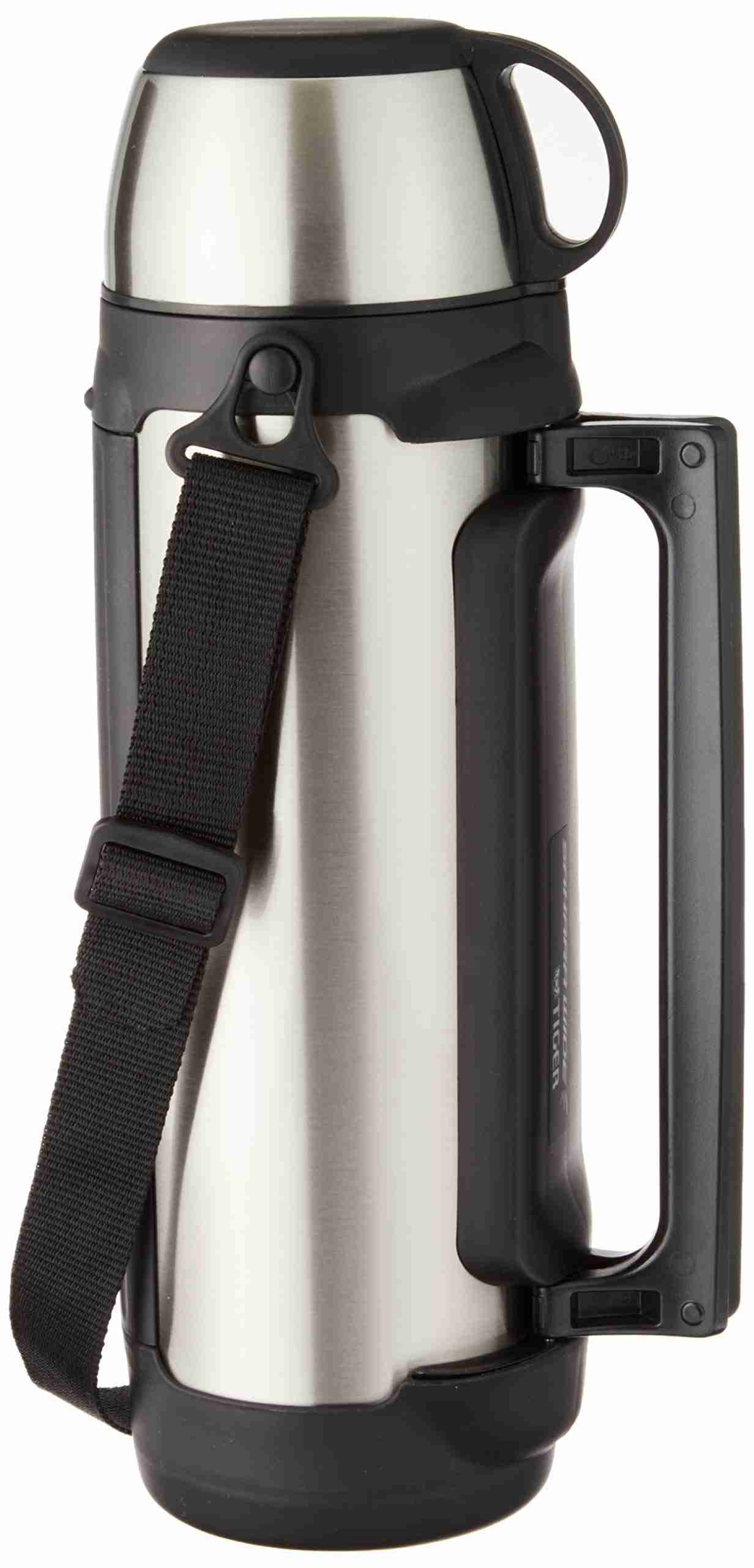 Tiger Thermos 2L Water Bottle Cup - Large Capacity, Vacuum Insulated, Japan Silver