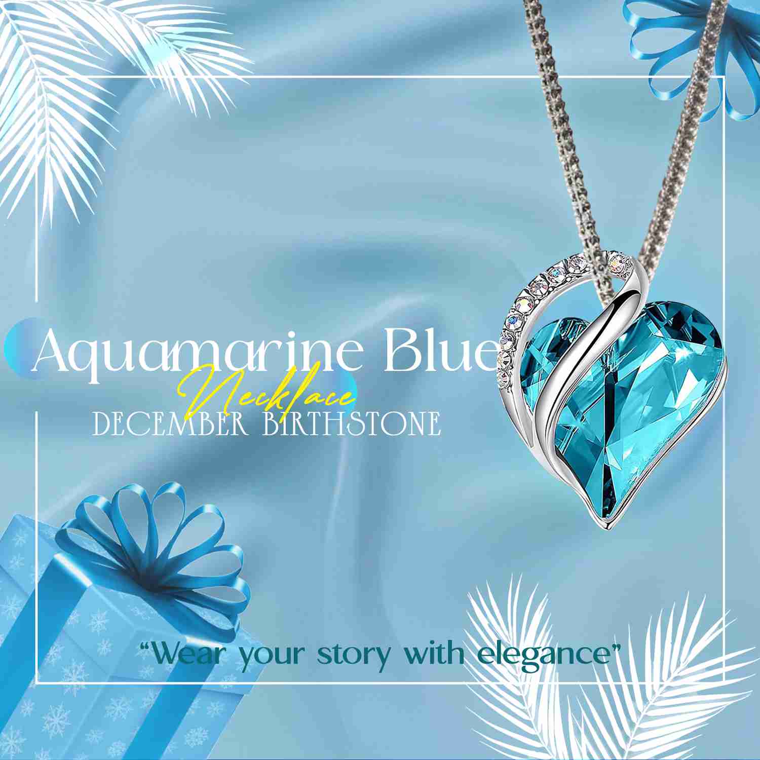 Infinity Love Heart Pendant - Sterling Silver Birthstone Necklace for Women