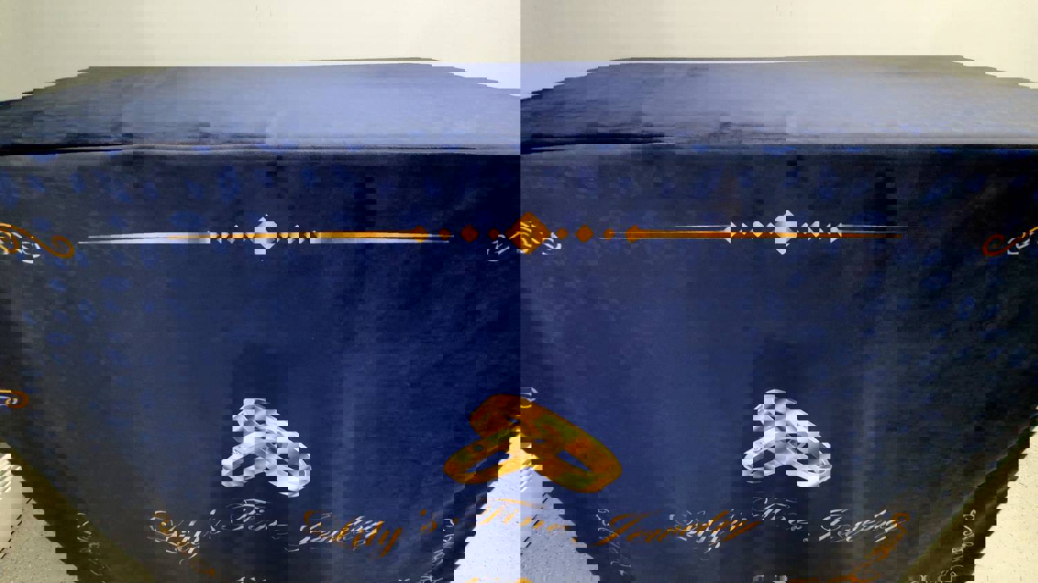 4 Custom Printed Velvet Fitted Table Cover - All Over Print