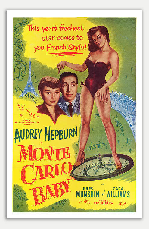 Monte Carlo Baby - 11 x 17 Movie Poster (1953 Reprint, Comedy)