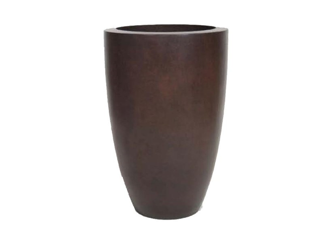 Legacy Round Tall Fire Vase with Electronic Ignition 24 x 36 - Free Cover