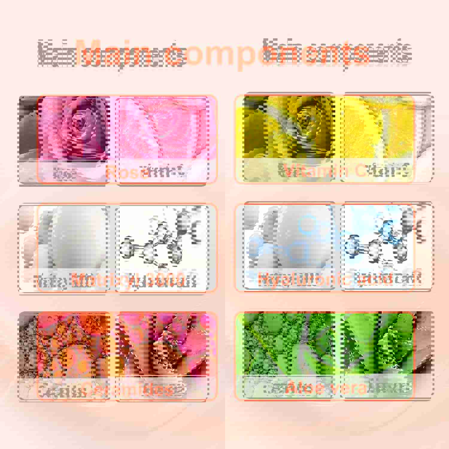 Rose Oil VC Anti-Aging Facial Firming Serum